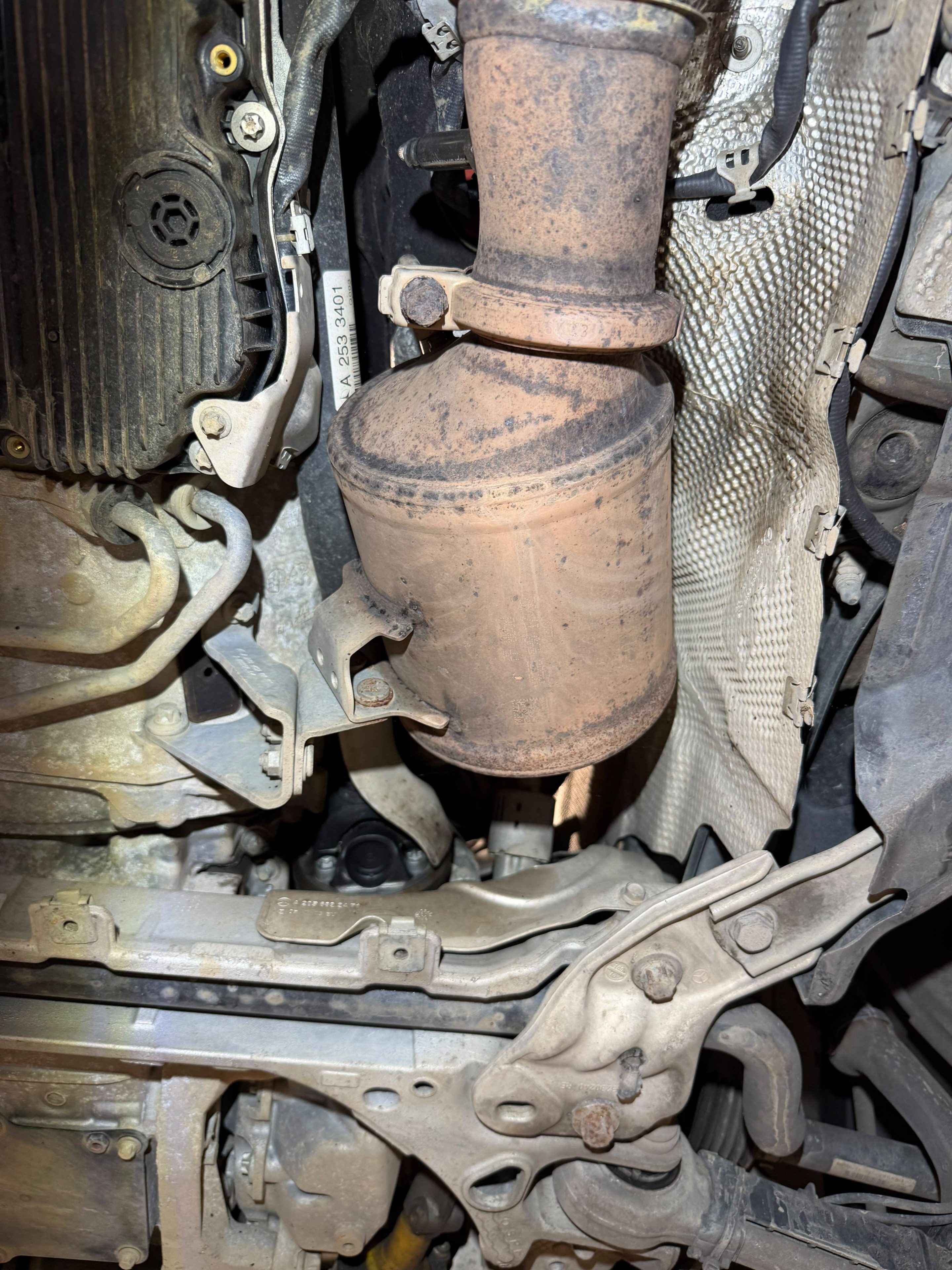 Mercedes DPF warning